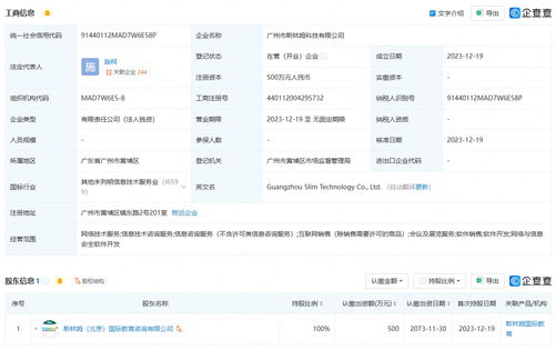 斯林姆在廣州成立科技公司，專注網絡與信息安全軟件開發